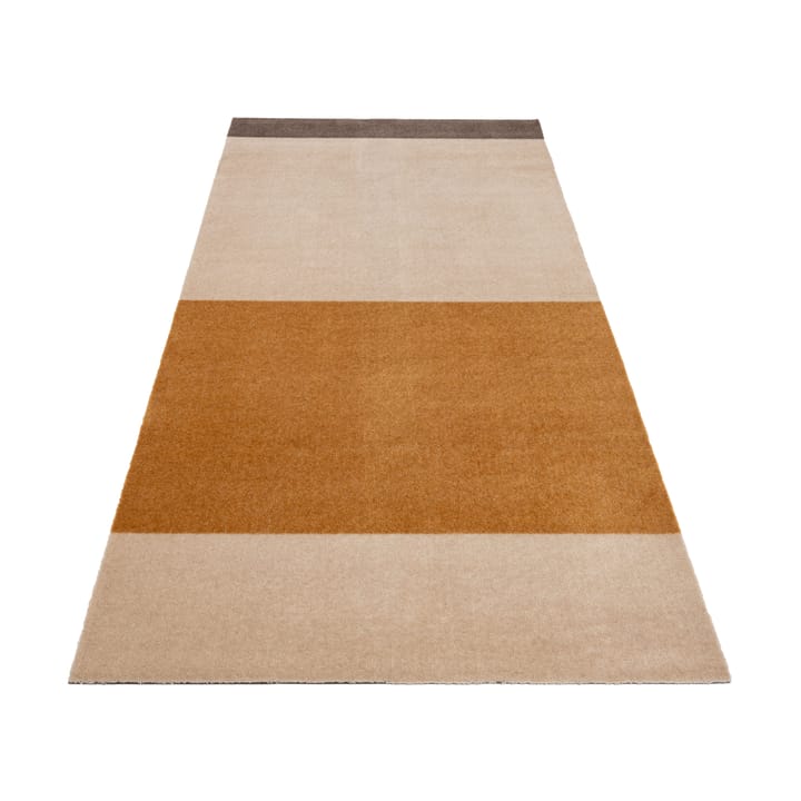 Alfombra Stripes by tica, horizontal - Ivory-dijon-brown, 90x200 cm - Tica copenhagen