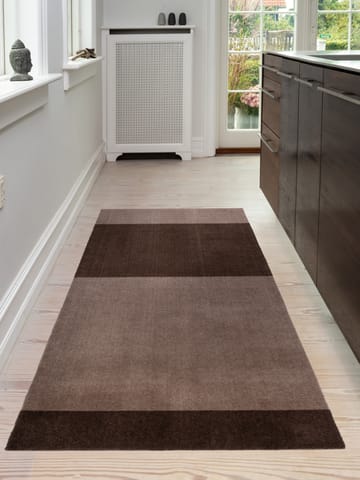 Alfombra Stripes by tica, horizontal - Sand-brown, 90x200 cm - tica copenhagen