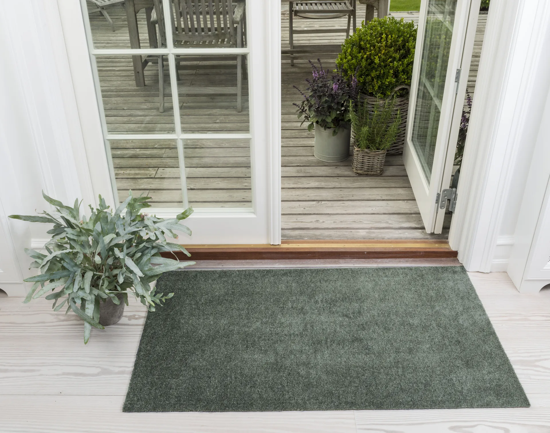 Alfombra Unicolor, Dusty green, 67x120 cm tica copenhagen