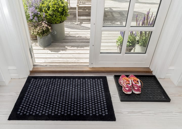 Felpudo Dot, Black, 60x90 cm tica copenhagen