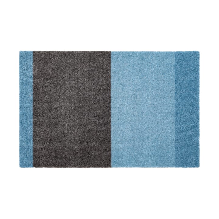 Felpudo Stripes by tica, horizontal - Blue-steel grey, 40x60 cm - tica copenhagen