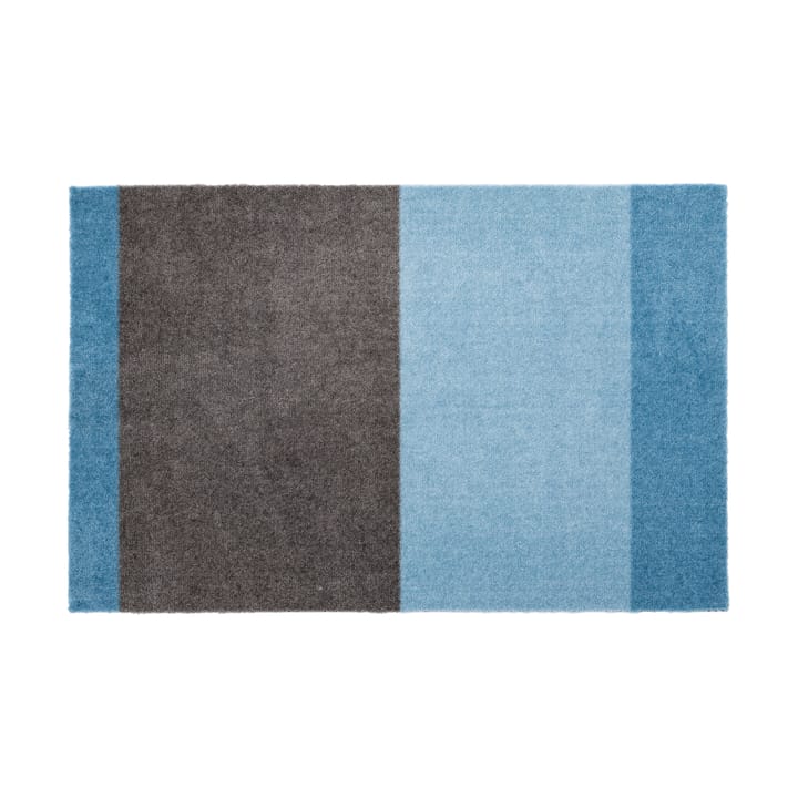 Felpudo Stripes by tica, horizontal - Blue-steel grey, 60x90 cm - tica copenhagen