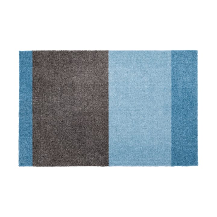 Felpudo Stripes by tica, horizontal - Blue-steel grey, 60x90 cm - Tica copenhagen