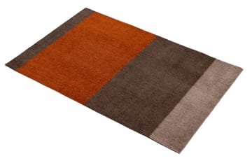 Felpudo Stripes by tica, horizontal - Brown-terrakotta, 60x90 cm - tica copenhagen