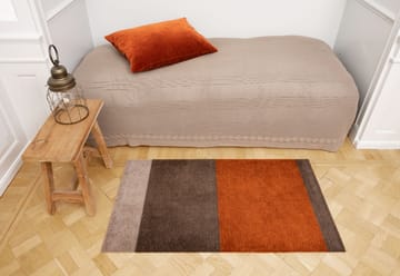 Felpudo Stripes by tica, horizontal - Brown-terrakotta, 60x90 cm - tica copenhagen