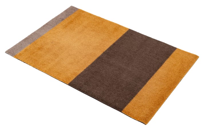 Felpudo Stripes by tica, horizontal - Dijon-brown-sand, 60x90 cm - tica copenhagen