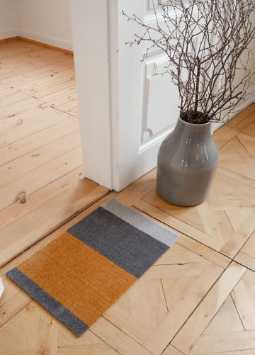 Felpudo Stripes by tica, horizontal - Grey-grey-dijon, 40x60 cm - tica copenhagen
