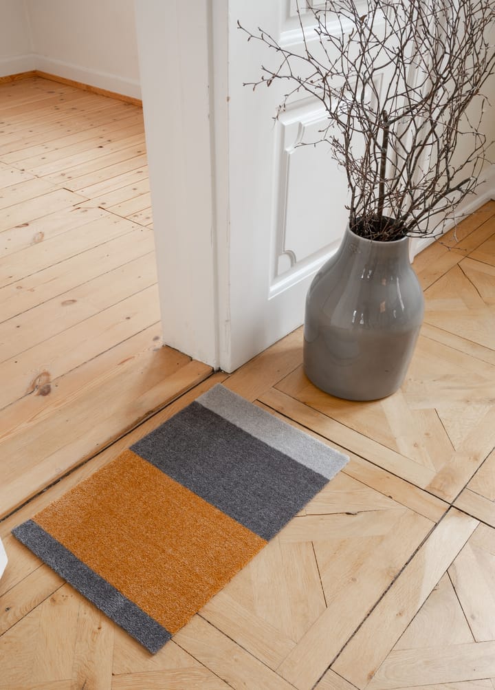 Felpudo Stripes by tica, horizontal, Grey-grey-dijon, 40x60 cm tica copenhagen