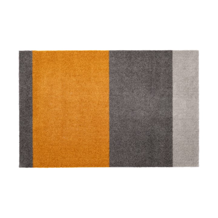 Felpudo Stripes by tica, horizontal - Grey-grey-dijon, 60x90 cm - Tica copenhagen