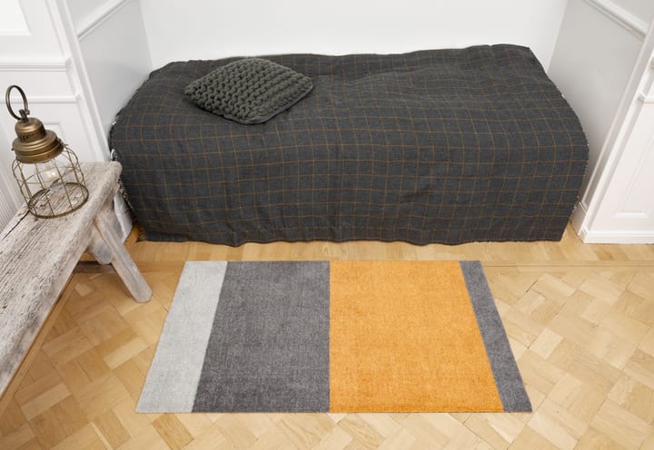 Felpudo Stripes by tica, horizontal, Grey-grey-dijon, 60x90 cm tica copenhagen