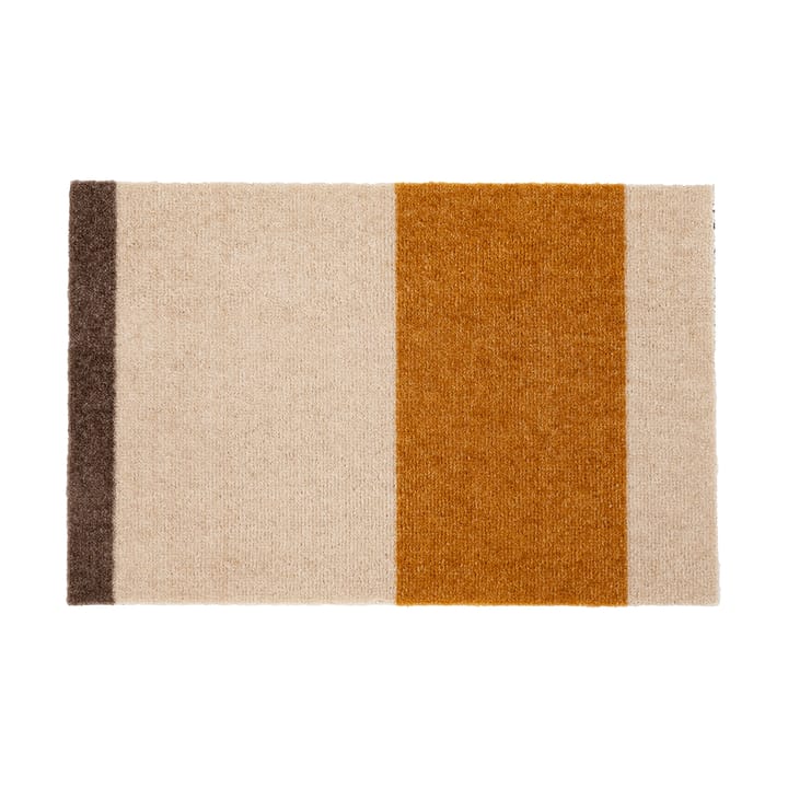 Felpudo Stripes by tica, horizontal - Ivory-dijon-brown, 40x60 cm - tica copenhagen