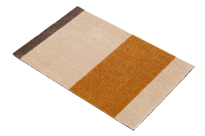 Felpudo Stripes by tica, horizontal - Ivory-dijon-brown, 40x60 cm - tica copenhagen