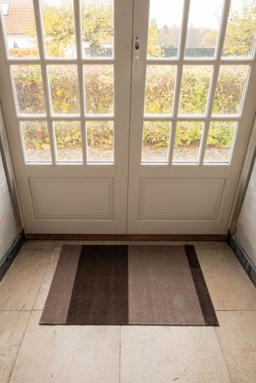 Felpudo Stripes by tica, horizontal - Sand-brown, 60x90 cm - tica copenhagen