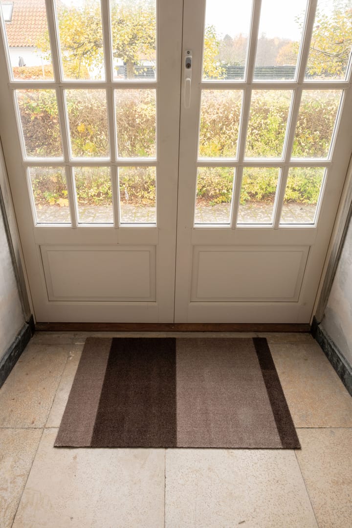 Felpudo Stripes by tica, horizontal, Sand-brown, 60x90 cm tica copenhagen