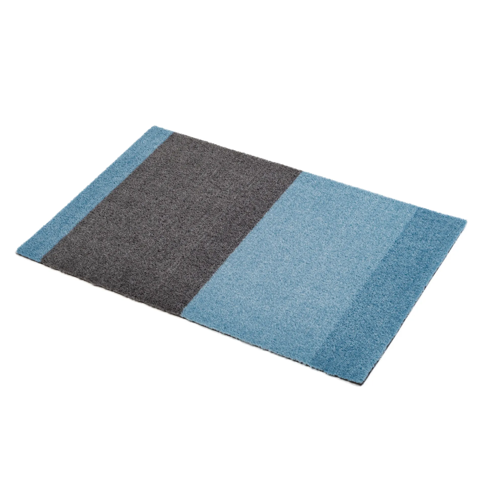 Felpudo Stripes horizontal, Blue-steel grey, 40x60 cm tica copenhagen