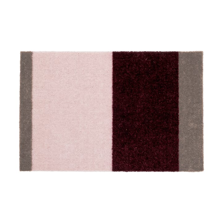 Felpudo Stripes horizontal - Bordeaux-rose-sand, 40x60 cm - Tica copenhagen