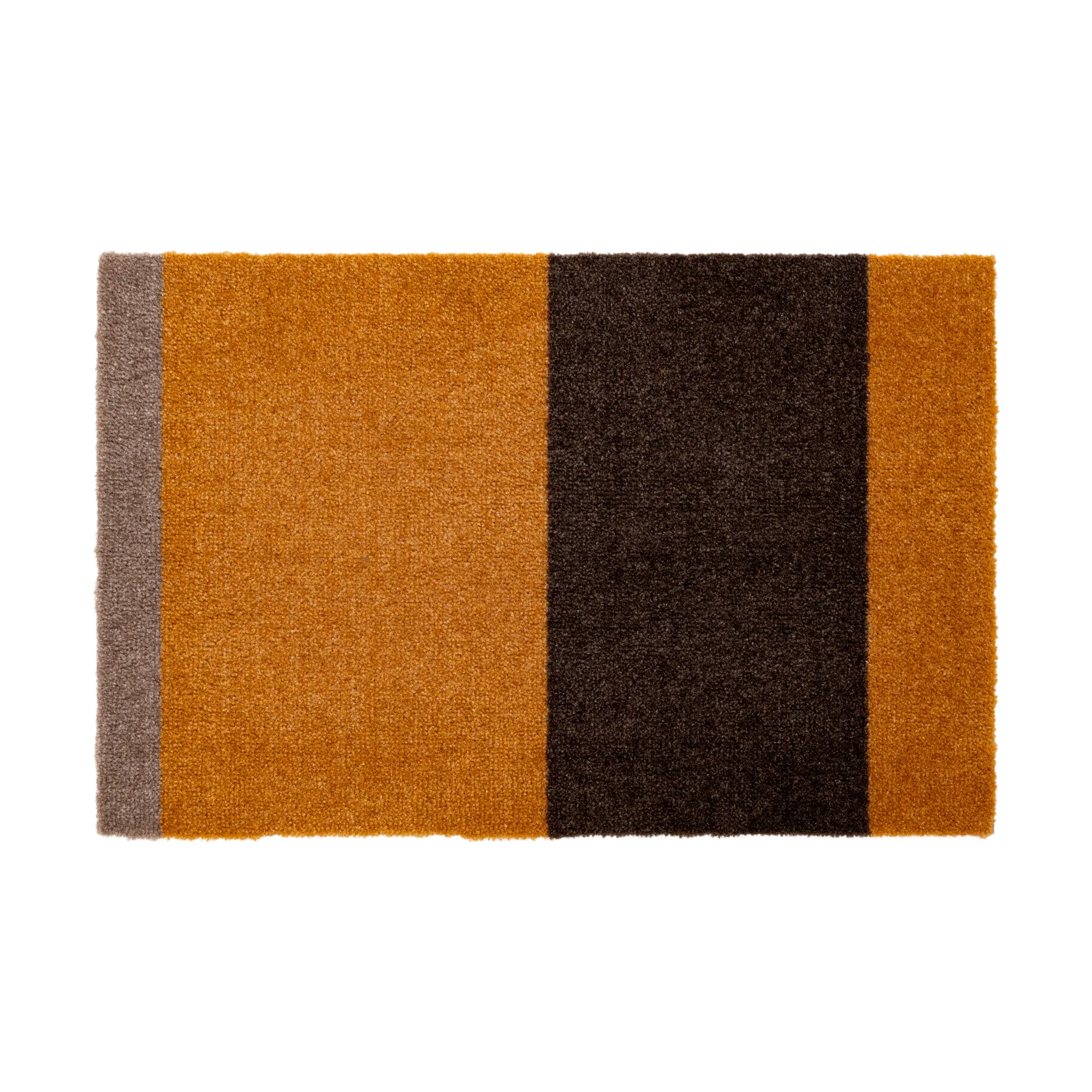 Felpudo Stripes horizontal, Dijon-brown-sand, 40x60 cm tica copenhagen