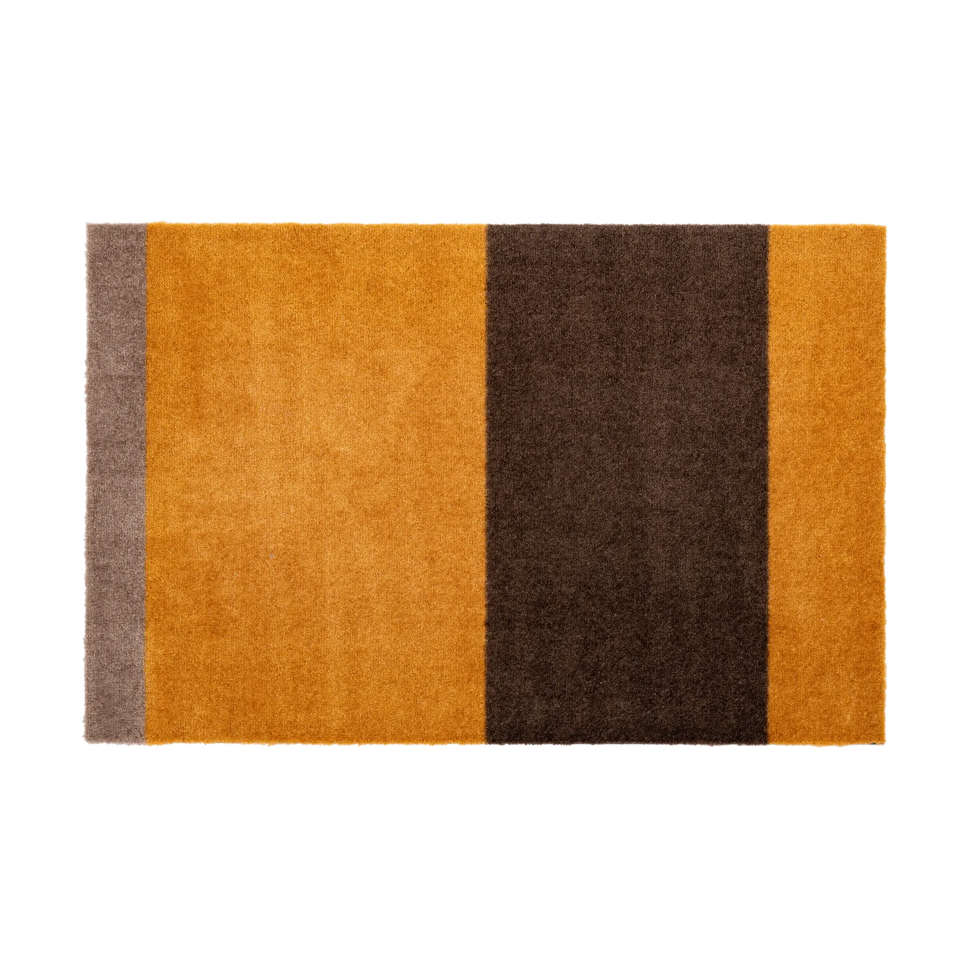Felpudo Stripes horizontal, Dijon-brown-sand, 60x90 cm tica copenhagen