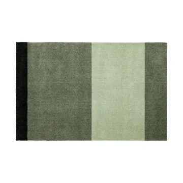 Felpudo Stripes horizontal - Green, 60x90 cm - tica copenhagen