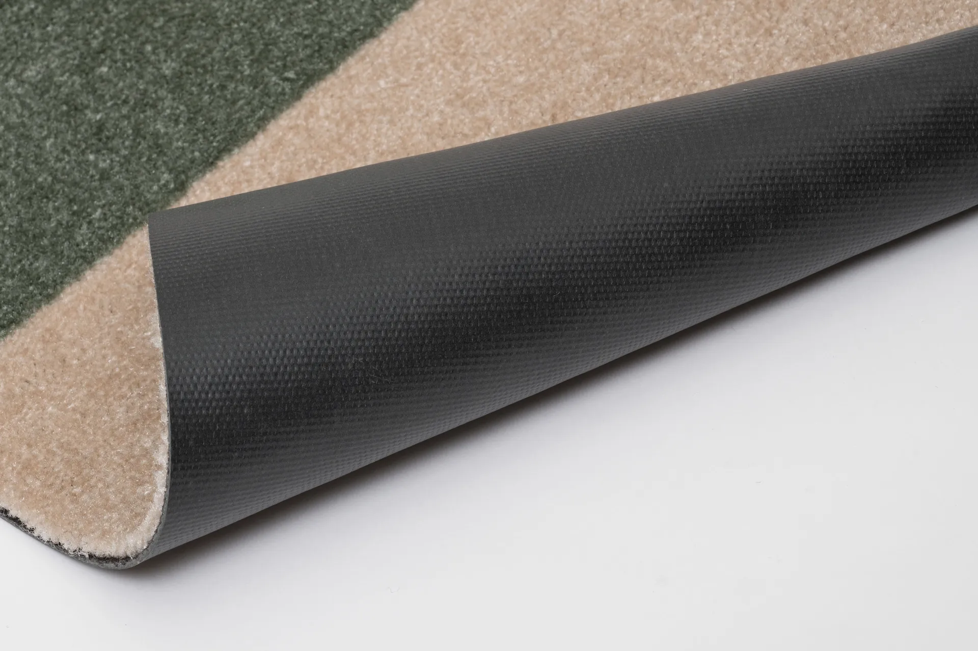 Felpudo Stripes horizontal, Green-ivory-bordeaux, 60x90 cm tica copenhagen