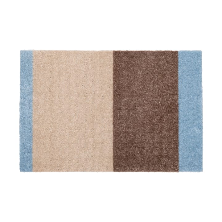 Felpudo Stripes horizontal - Ivory-sand-blue, 40x60 cm - Tica copenhagen