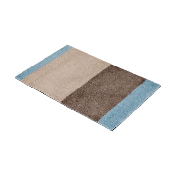 Felpudo Stripes horizontal - Ivory-sand-blue, 40x60 cm - tica copenhagen