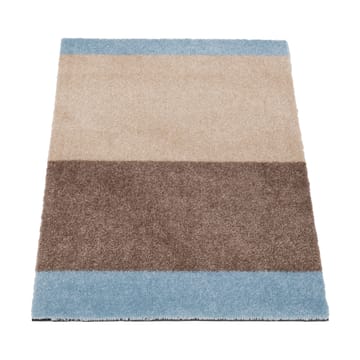 Felpudo Stripes horizontal - Ivory-sand-blue, 40x60 cm - tica copenhagen