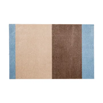 Felpudo Stripes horizontal - Ivory-sand-blue, 60x90 cm - tica copenhagen