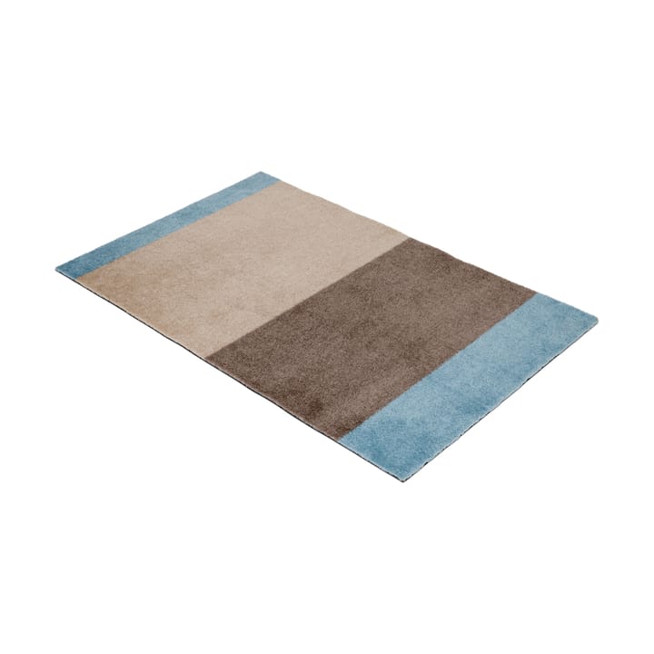Felpudo Stripes horizontal, Ivory-sand-blue, 60x90 cm tica copenhagen