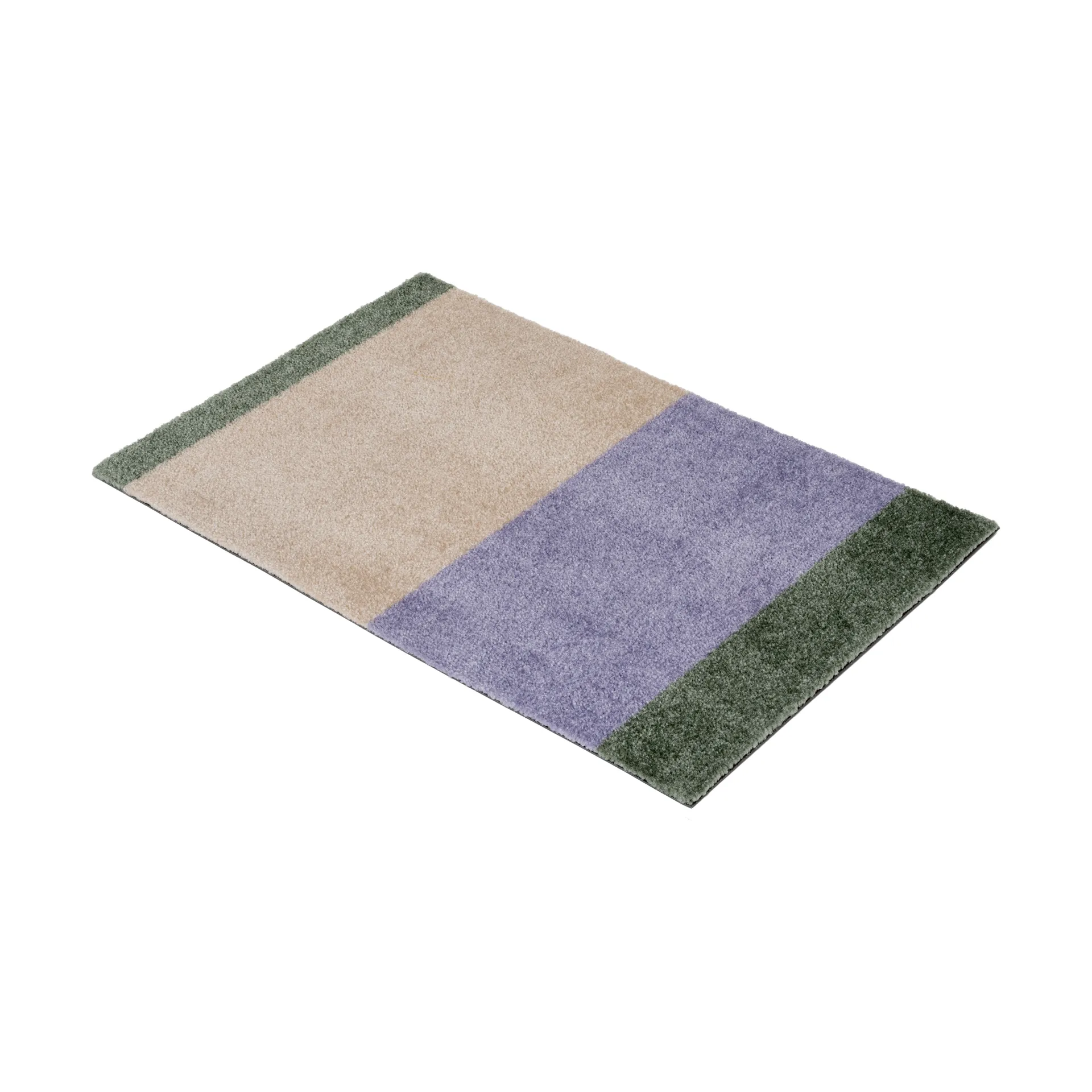 Felpudo Stripes horizontal, Lilac-ivory-green, 40x60 cm tica copenhagen