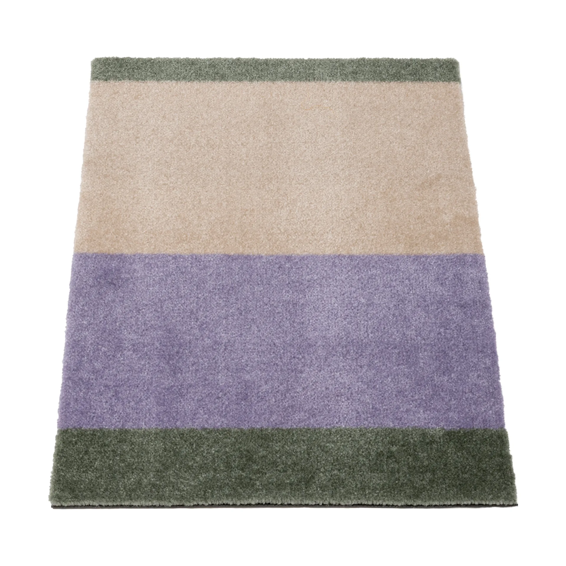 Felpudo Stripes horizontal, Lilac-ivory-green, 40x60 cm tica copenhagen