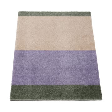 Felpudo Stripes horizontal - Lilac-ivory-green, 40x60 cm - tica copenhagen