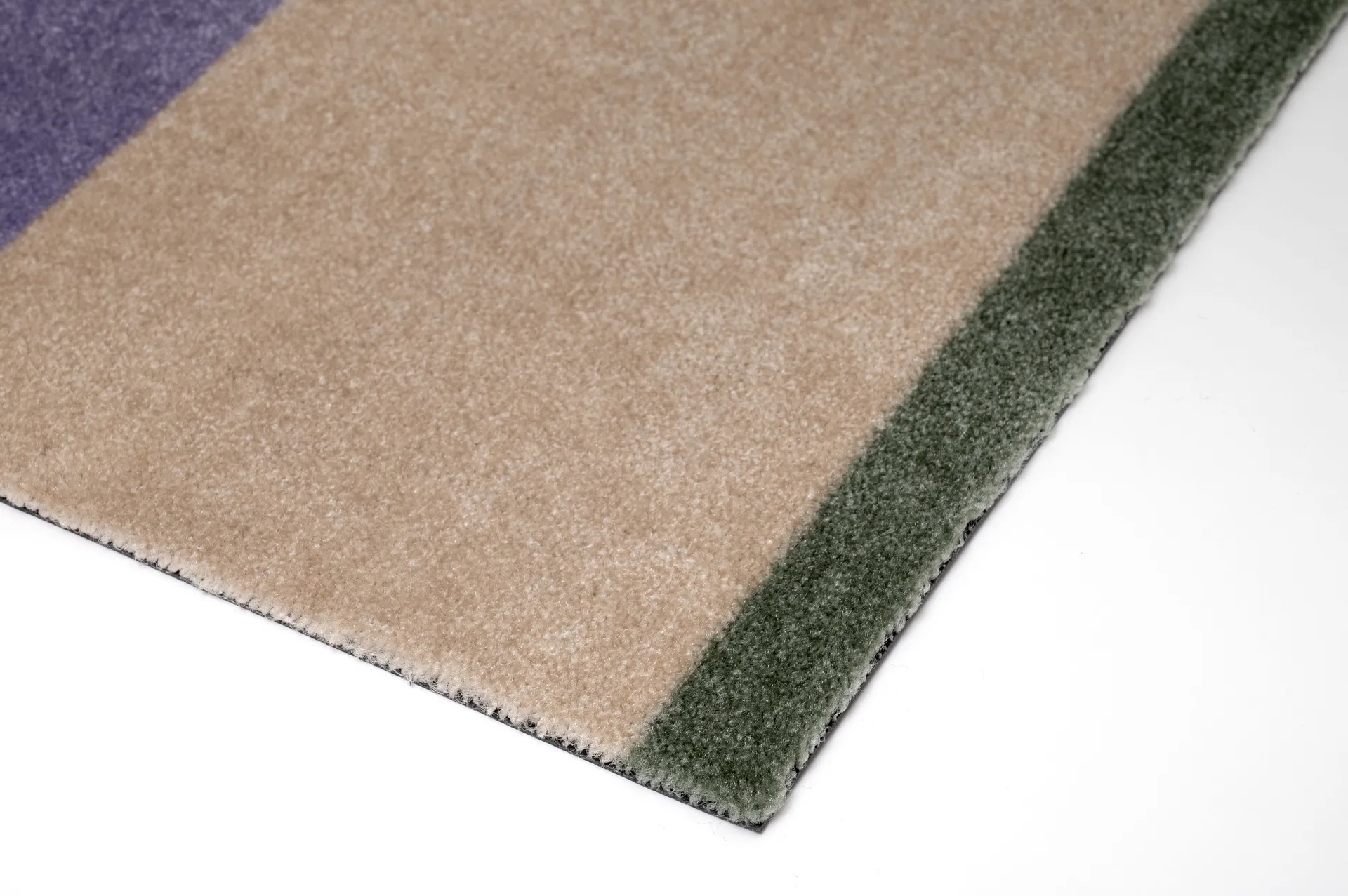 Felpudo Stripes horizontal, Lilac-ivory-green, 40x60 cm tica copenhagen