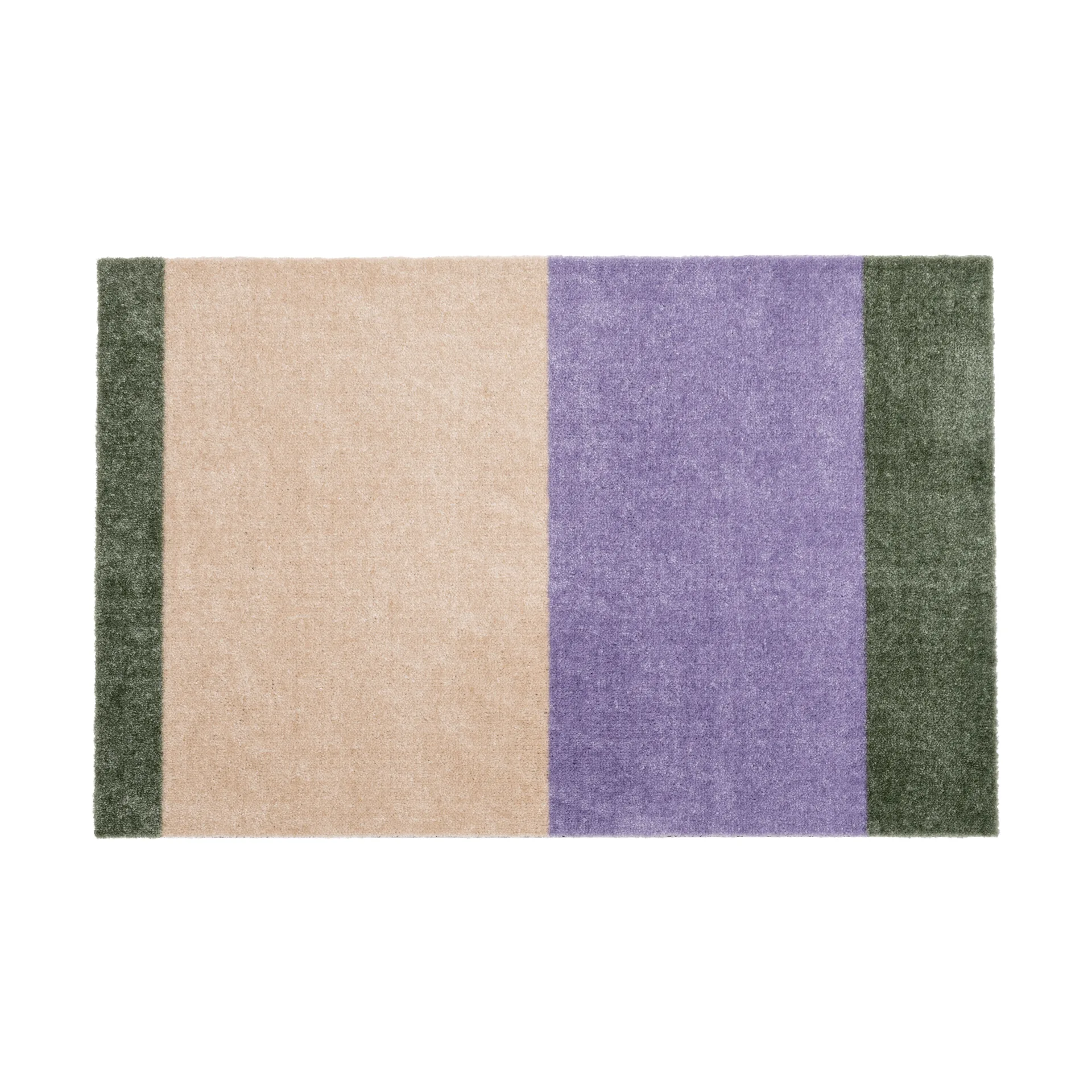 Felpudo Stripes horizontal, Lilac-ivory-green, 60x90 cm tica copenhagen