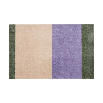 Felpudo Stripes horizontal - Lilac-ivory-green, 60x90 cm - tica copenhagen