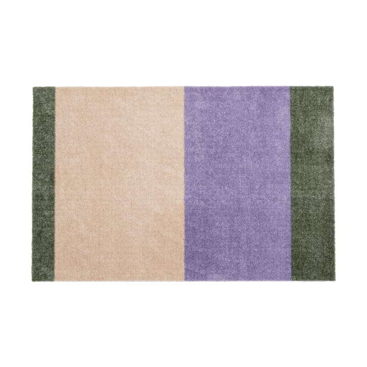 Felpudo Stripes horizontal - Lilac-ivory-green, 60x90 cm - Tica copenhagen