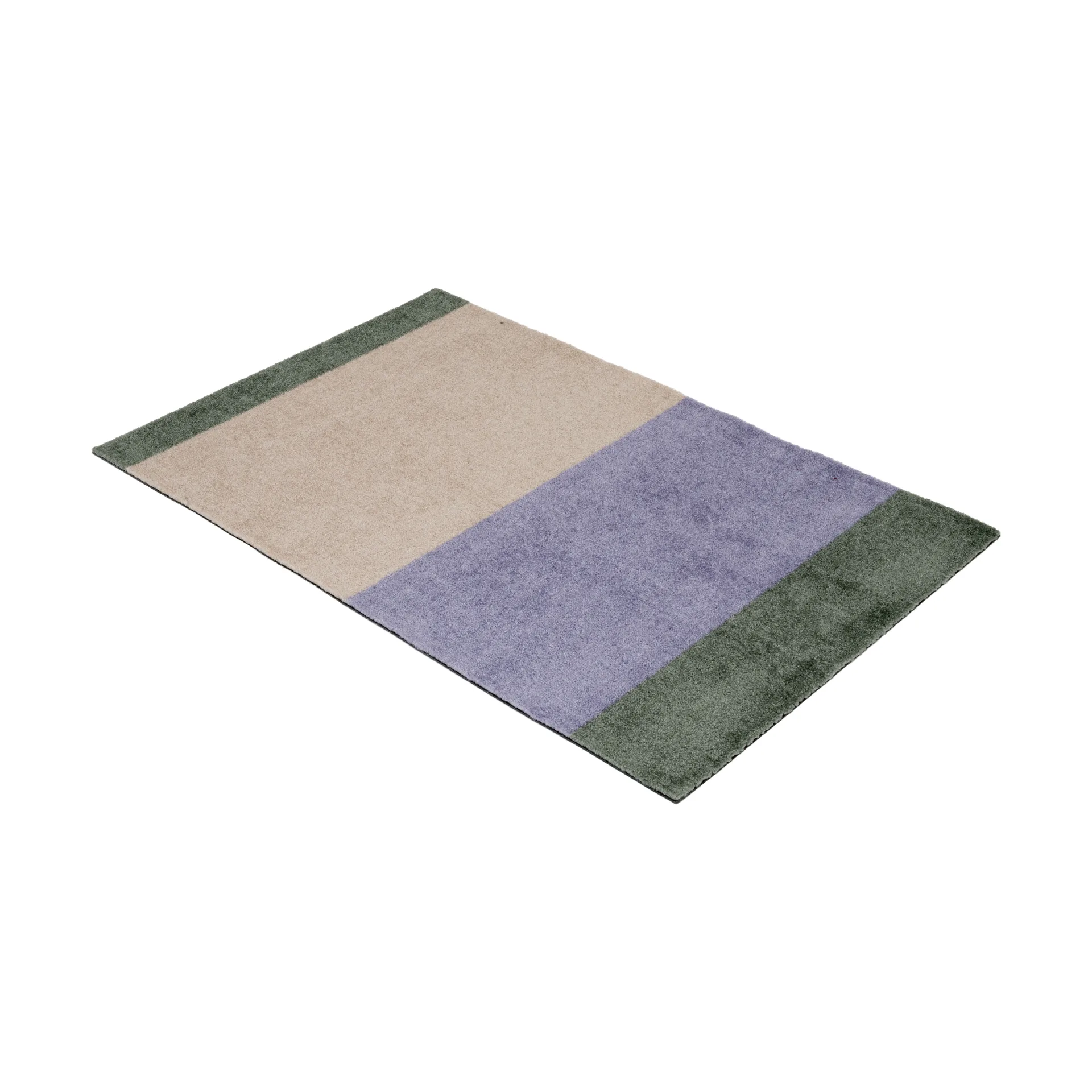 Felpudo Stripes horizontal, Lilac-ivory-green, 60x90 cm tica copenhagen