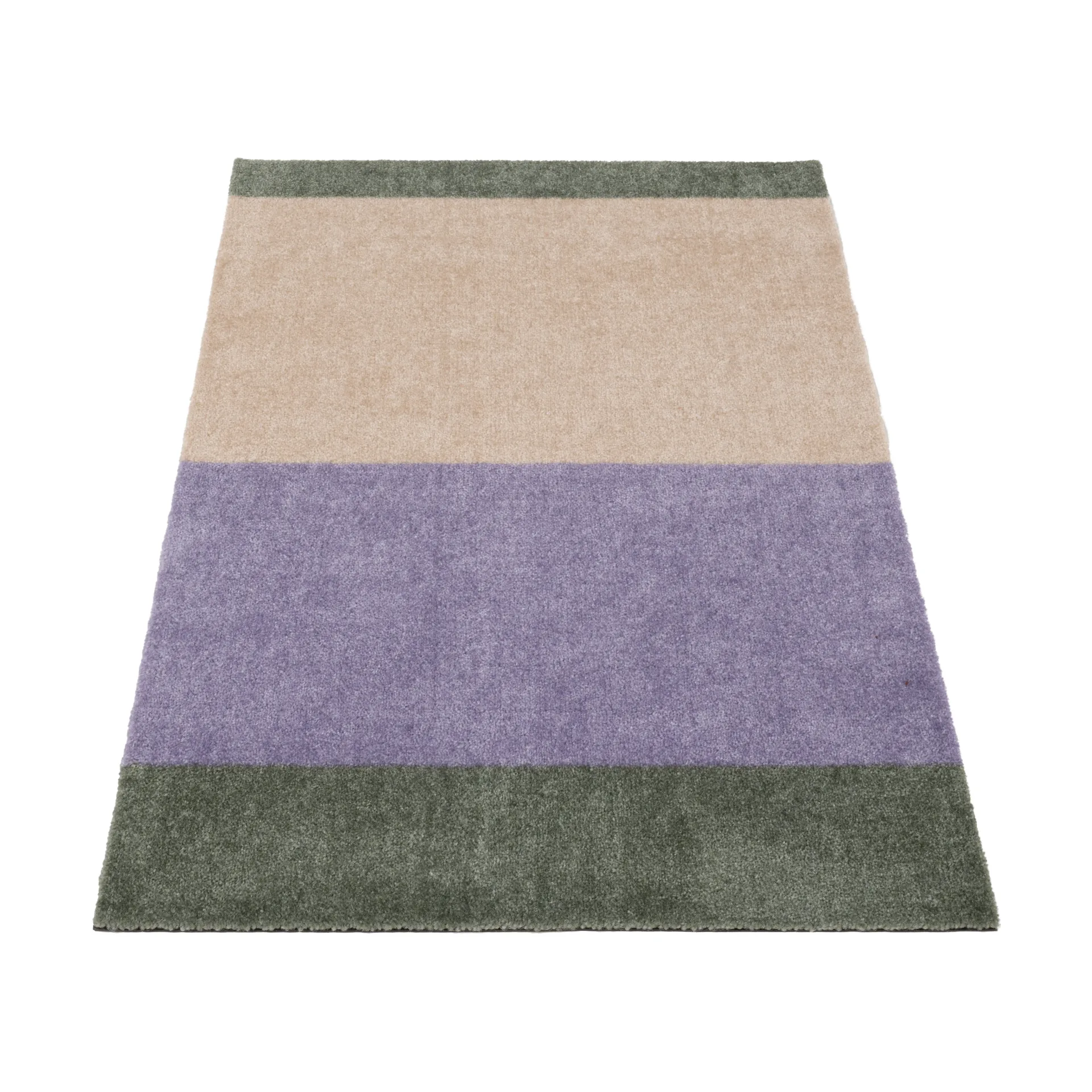 Felpudo Stripes horizontal, Lilac-ivory-green, 60x90 cm tica copenhagen
