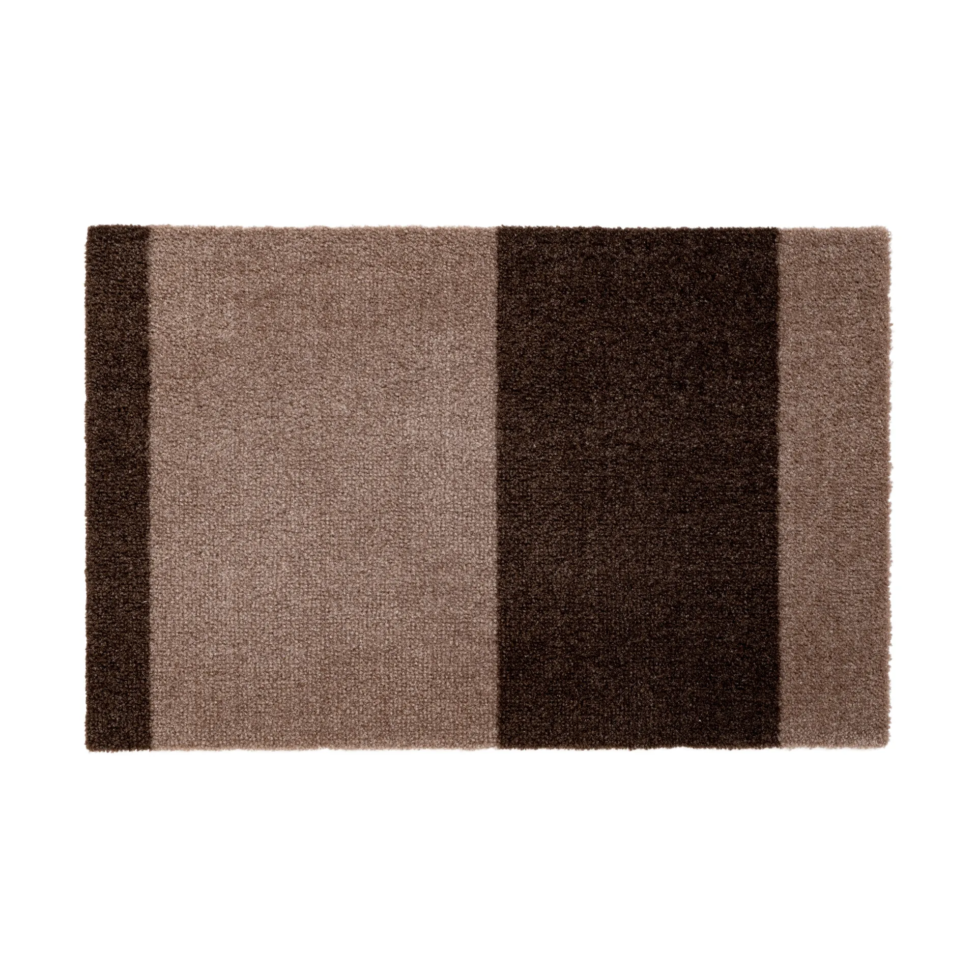 Felpudo Stripes horizontal, Sand-brown, 40x60 cm tica copenhagen