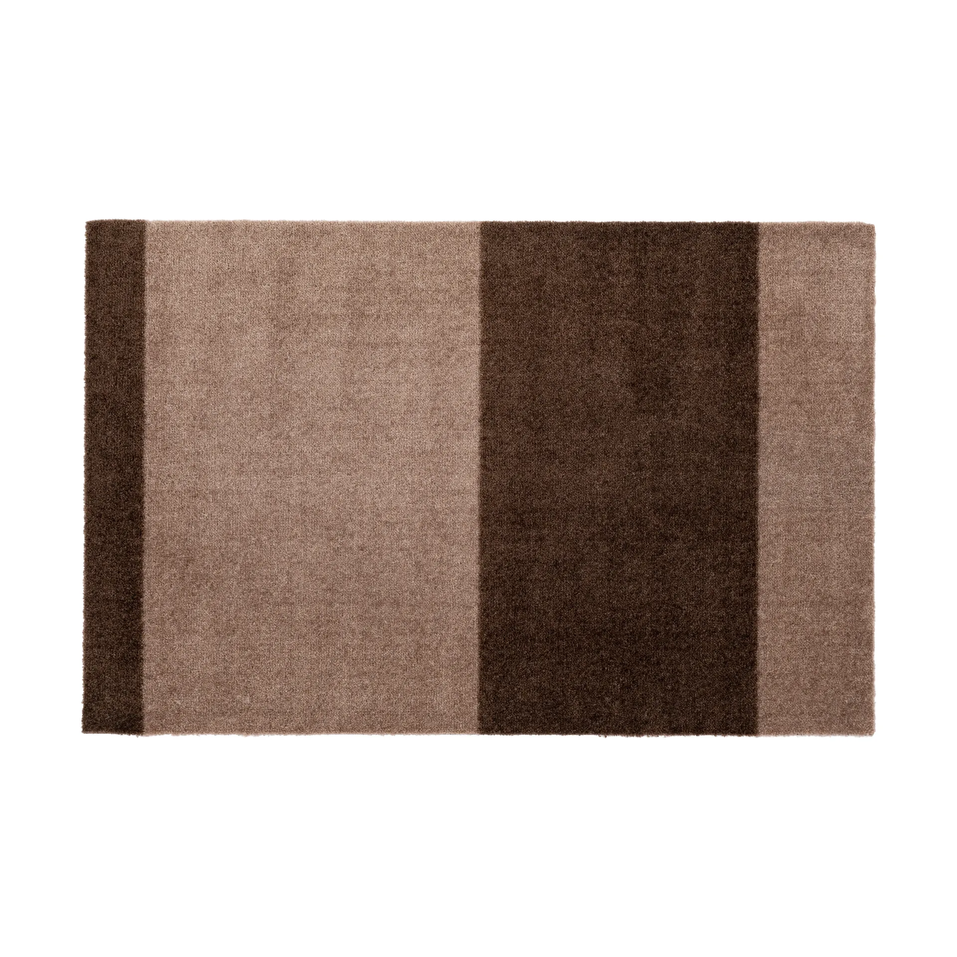 Felpudo Stripes horizontal, Sand-brown, 60x90 cm tica copenhagen