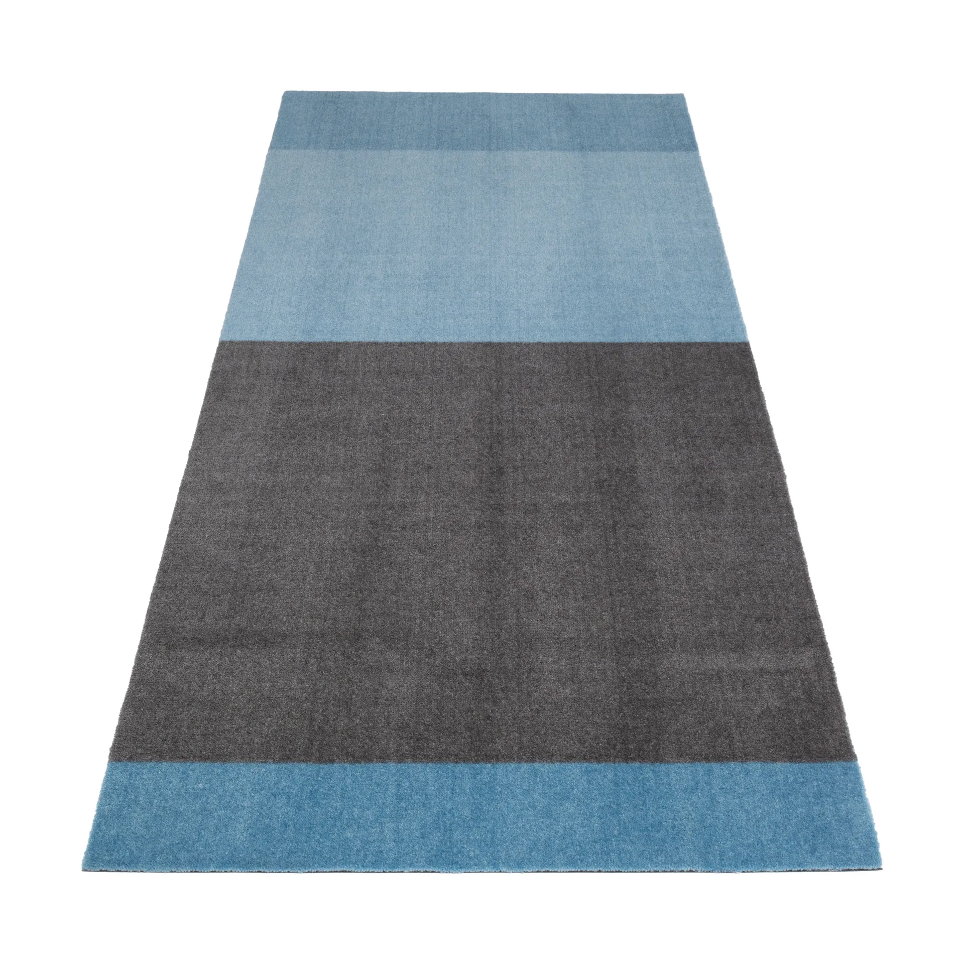 Stripes Alfombra horizontal, Blue-steel grey, 90x200 cm tica copenhagen
