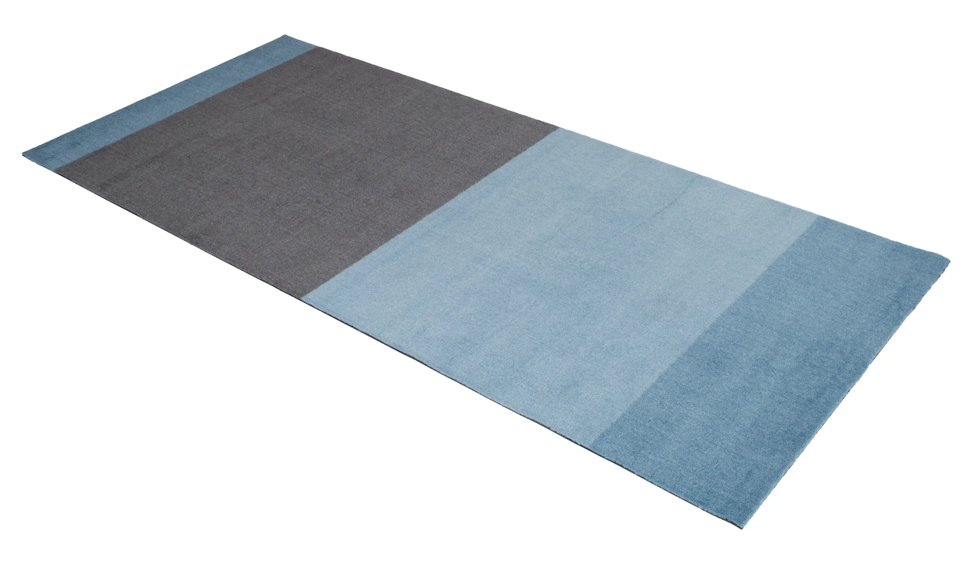Stripes Alfombra horizontal, Blue-steel grey, 90x200 cm tica copenhagen