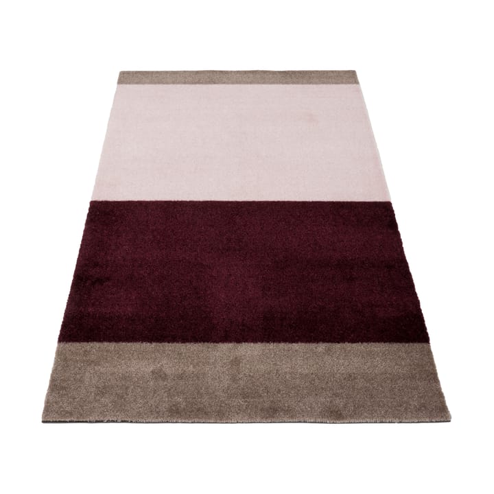 Stripes Alfombra horizontal - Bordeaux-rose-sand, 67x120 cm - Tica copenhagen