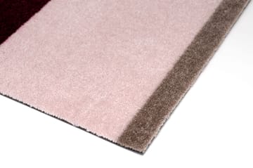 Stripes Alfombra horizontal - Bordeaux-rose-sand, 67x120 cm - tica copenhagen