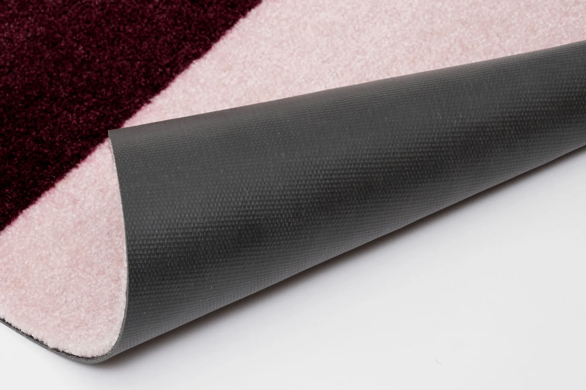 Stripes Alfombra horizontal, Bordeaux-rose-sand, 67x120 cm tica copenhagen