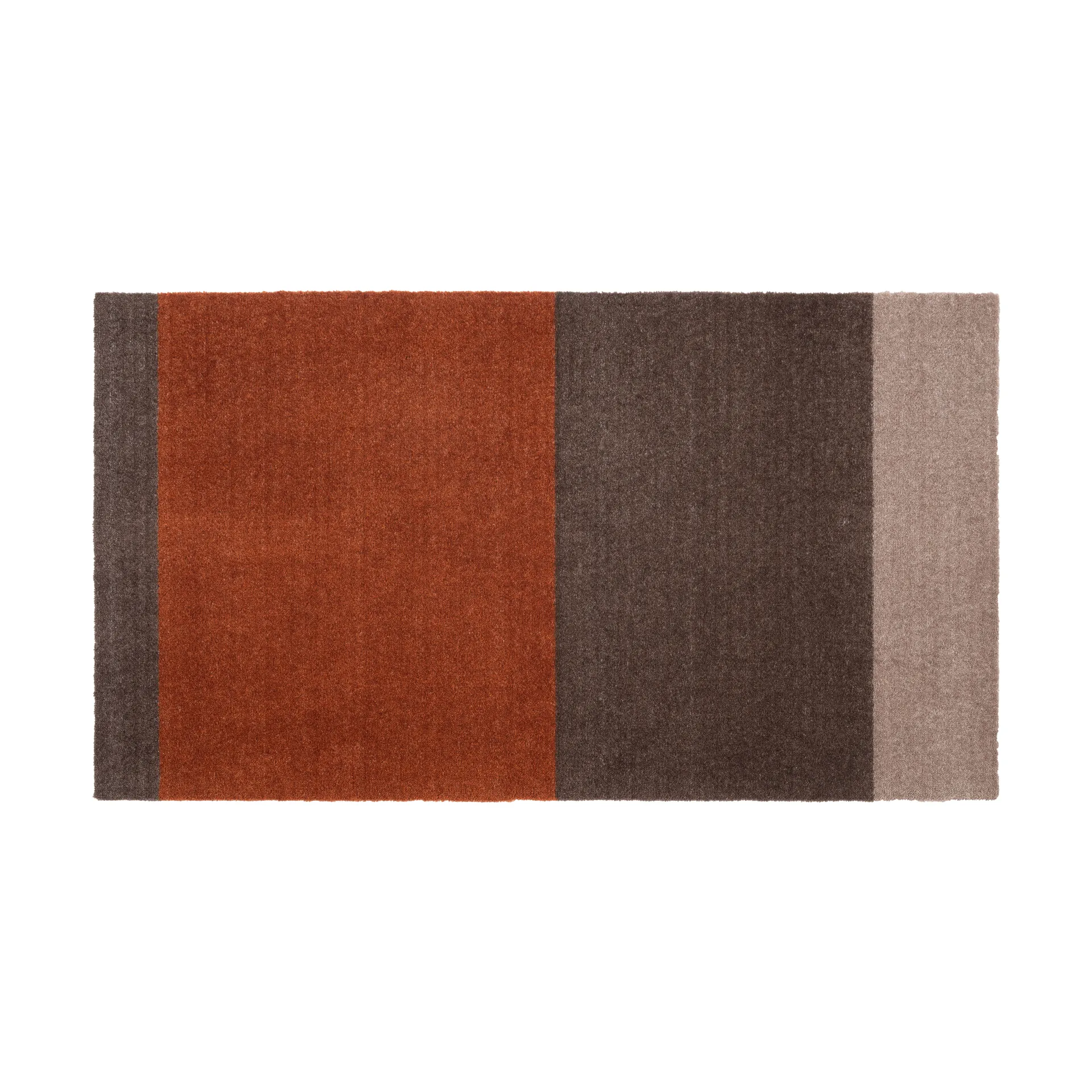 Stripes Alfombra horizontal, Brown-terrakotta 67x120 cm tica copenhagen