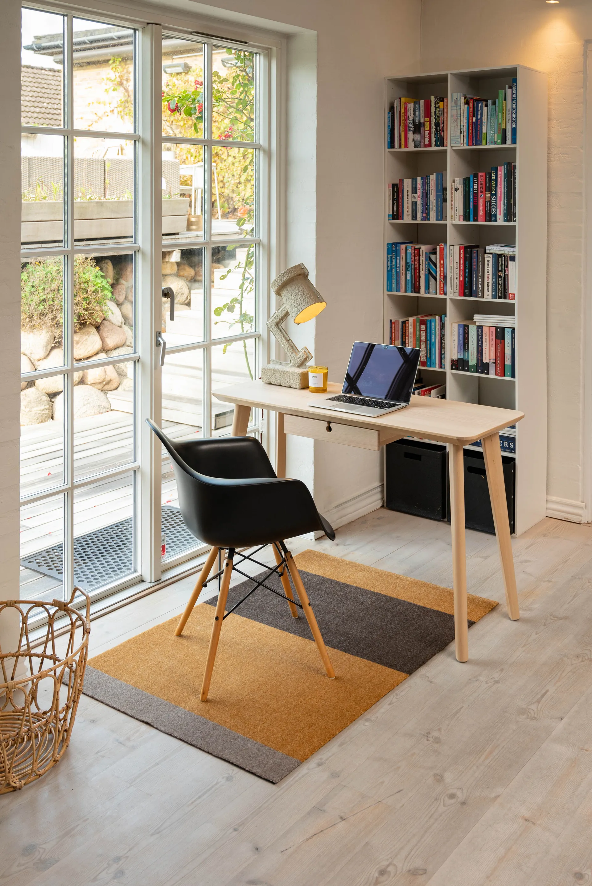 Stripes Alfombra horizontal, Dijon-brown-sand, 90x130 cm tica copenhagen