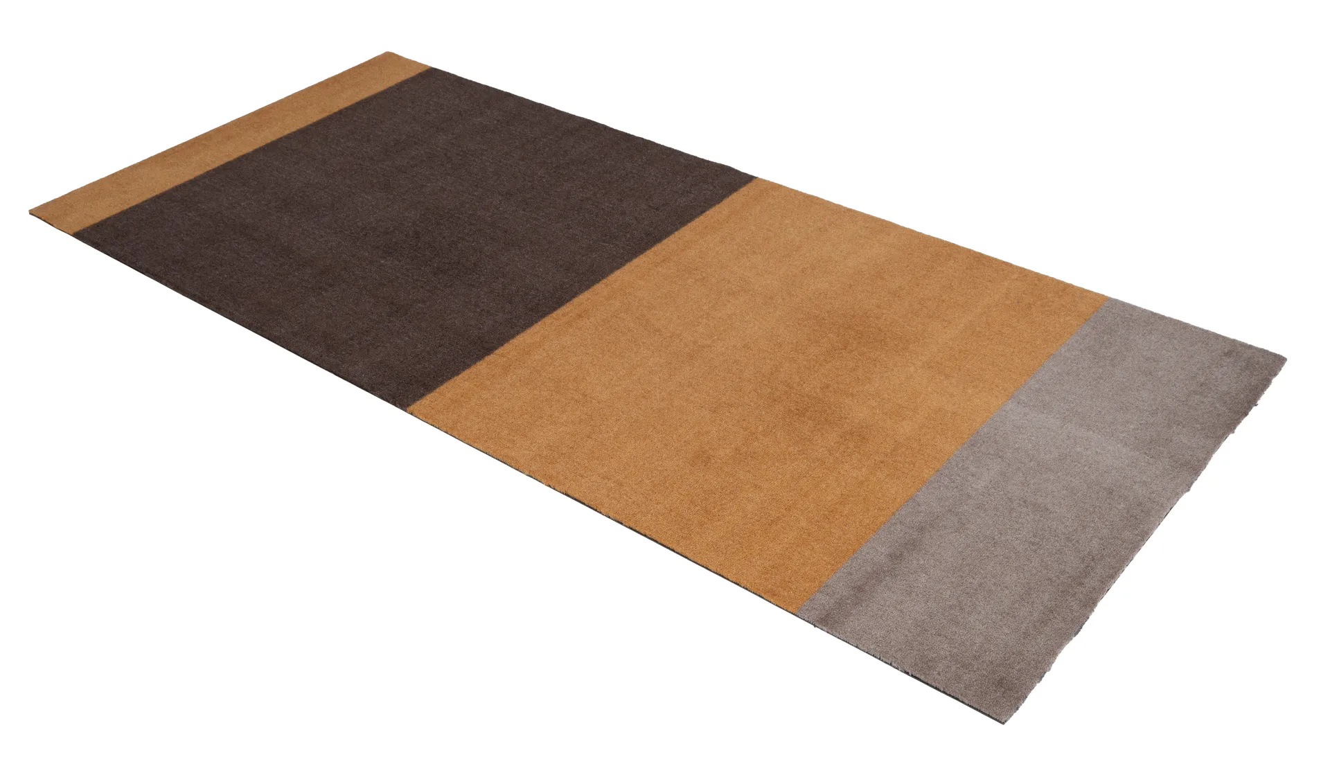 Stripes Alfombra horizontal, Dijon-brown-sand, 90x200 cm tica copenhagen