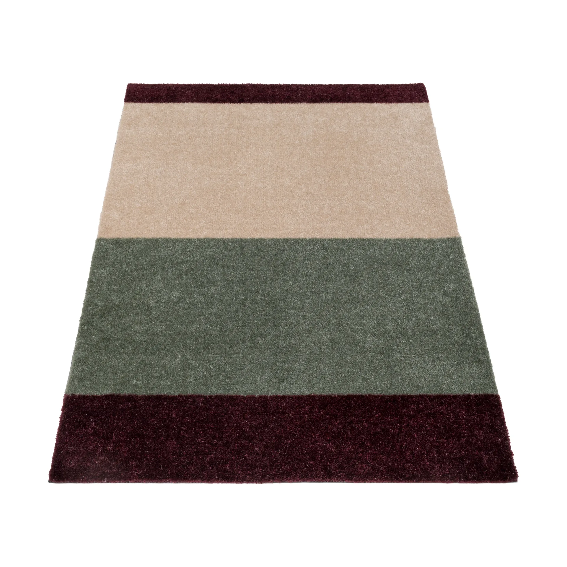 Stripes Alfombra horizontal, Green-ivory-bordeaux, 67x120 cm tica copenhagen