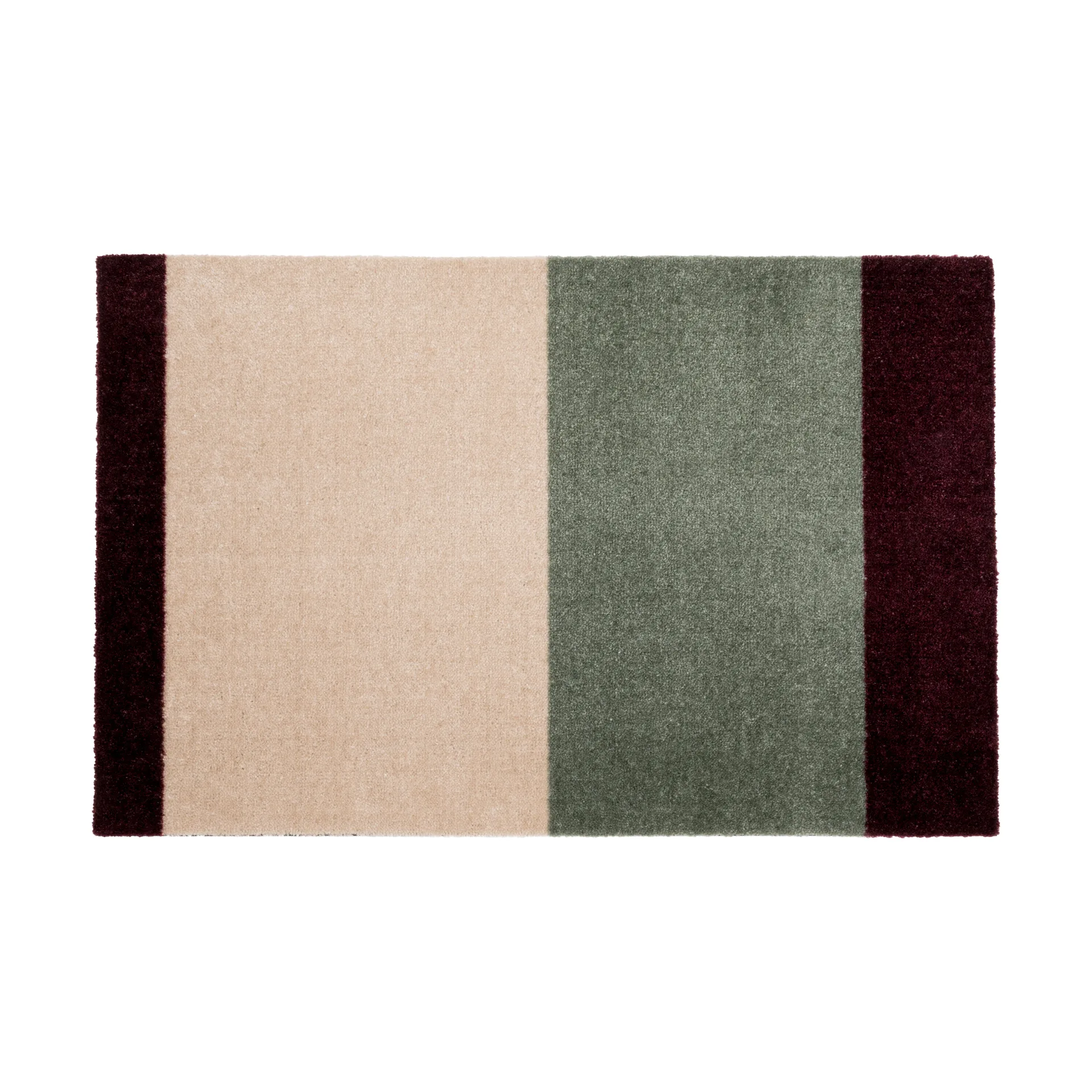 Stripes Alfombra horizontal, Green-ivory-bordeaux, 67x120 cm tica copenhagen